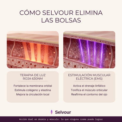 ORAYA™ | Elimina las ojeras con luz roja