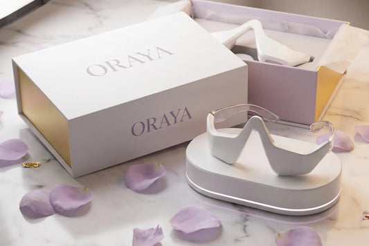 ORAYA™ | Dispositivo para Eliminar Bolsas y Ojeras — Luz Roja + tecnologia EMS